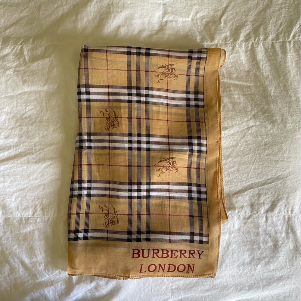 Burberry London Plaid Scarf
